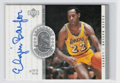 1999-00 Upper Deck Legendary Signatures Elgin Baylor #EB Los Angeles Lakers