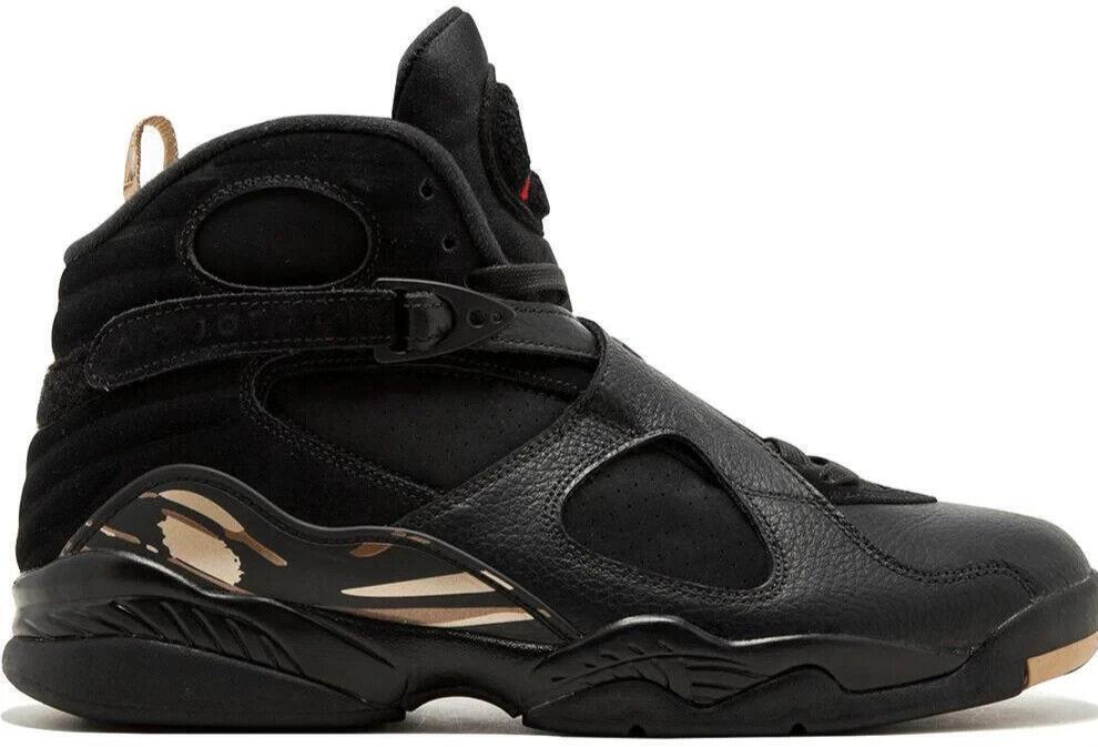Size 10 - OVO x Air Jordan 8 Retro Black