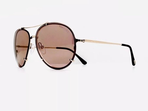 Pre-owned Tom Ford Sunglasses Tf 527 28z Dickon Gold 61•14•145 With Case In Pink