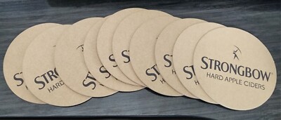 STRONGBOW Hard Apple Ciders Beer Mat Coaster lot of 10 Drink English British UK