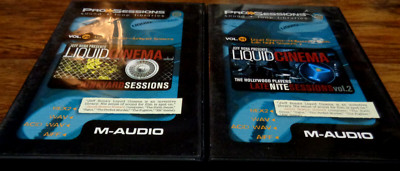 M-AUDIO PRO SESSIONS LOT VOL 29+31  LATE NIGHT/JUNKYARD SESSIONS DVD-ROM VG USED