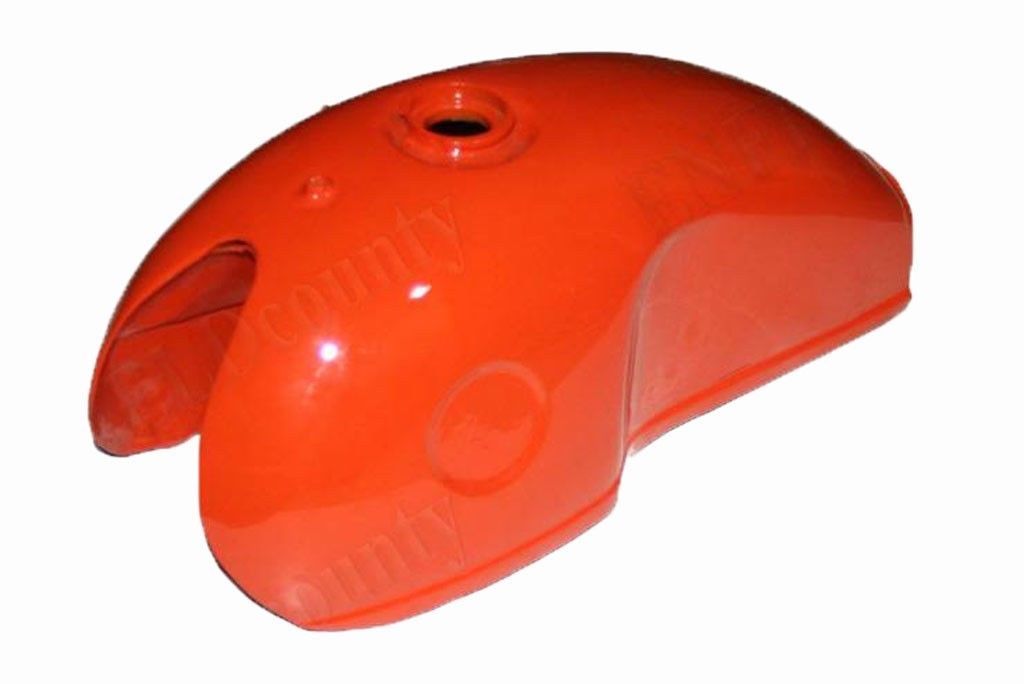 Benelli Mojave Cafe Racer 260 360 Orange Painted Gas Petrol Fuel Tank 