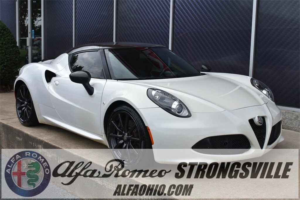 2017 Alfa Romeo 4c, Madreperla White Tricoat With 45820 Miles Used