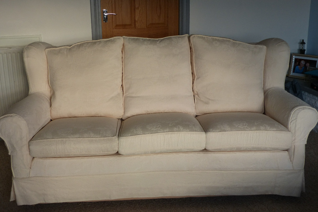 Multiyork 3 seater sofa with two arm chairs in Maud, Aberdeenshire