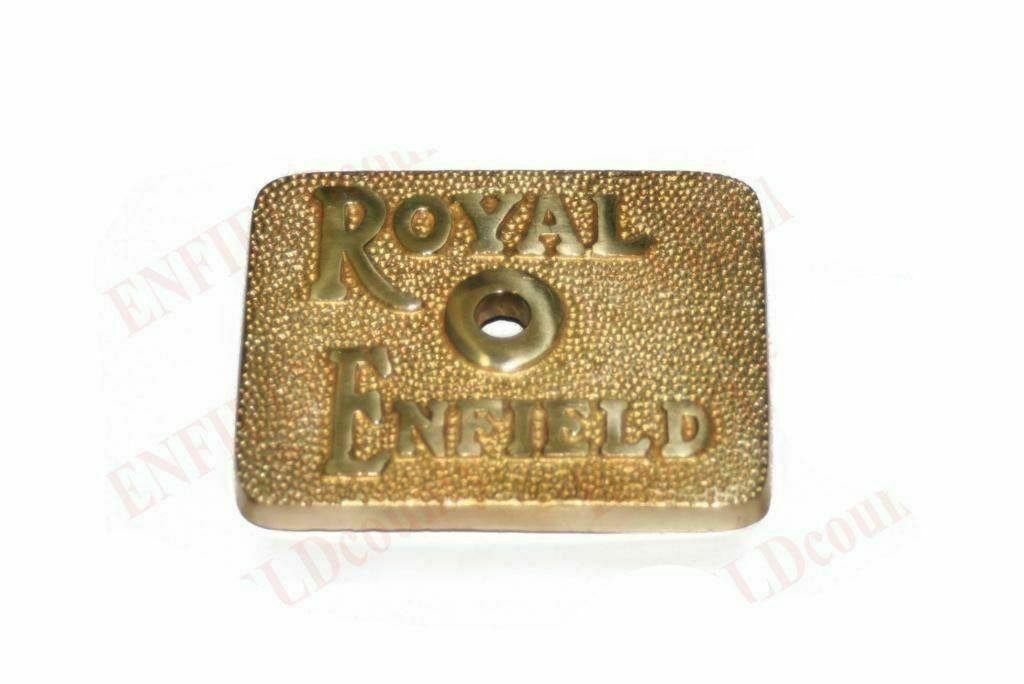 Fits for Royal Enfield Bullet Classic Embossed Tappet Cover Plate Brass  