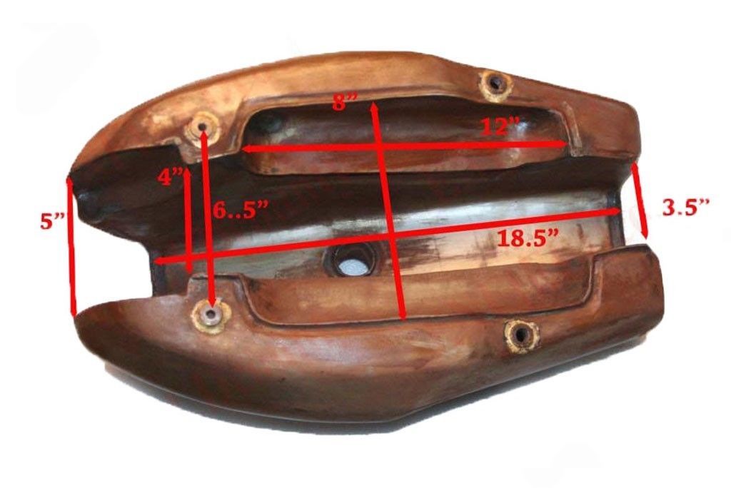 Fits Triumph T14OV Bonneville Jubilee Petrol Fuel Gas Tank Steel 