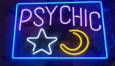 Psychic Moon Star Palm Reader 20''x16'' Neon Light Sign Lamp Bar Beer Wall Decor