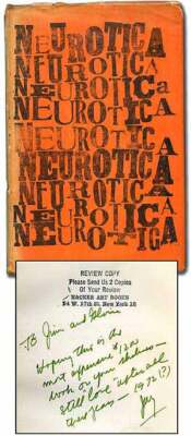 Kenneth PATCHEN, Marc Brandel / Neurotica Signed 1st Edition 1963