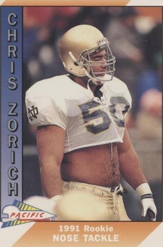 1991 Pacific Chris Zorich #541