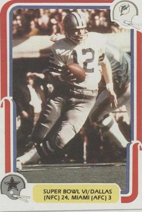 Fleer NFL Team Action 1980 Roger Staubach #62
