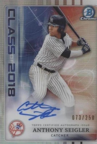 2018 Bowman Draft - Anthony Seigler #C18A-AS