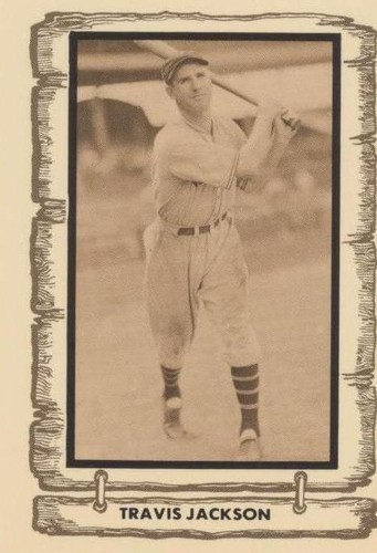 1982 Cramer Baseball Legends Series 3 - Travis Jackson #87