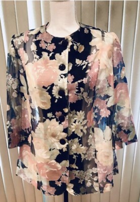 STUNNING WOMEN SUMMER BLAZER/JACKET BY ALI YAVUZ 48/14 BEAUTIFUL