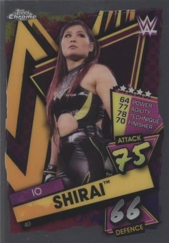 2021 Topps Chrome WWE Slam Attax - Io Shirai #40