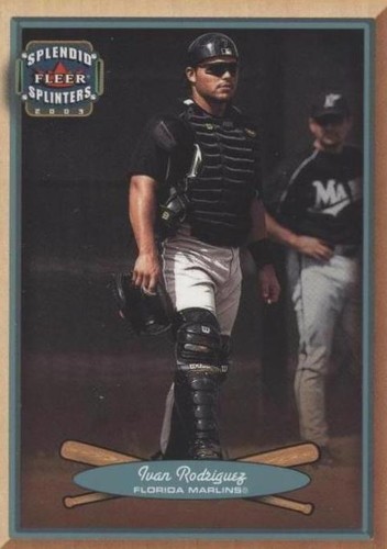 2003 Fleer Splendid Splinters - Ivan Rodriguez #77