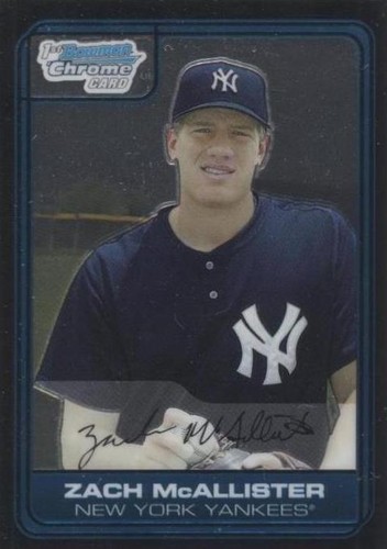 2006 Bowman Draft Picks & Prospects - Zach McAllister #DP17