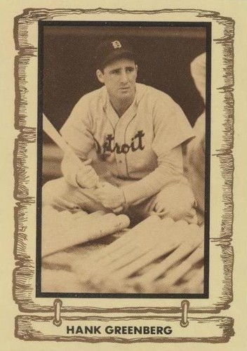 1980 Cramer Baseball Legends Series 1 - Hank Greenberg #30