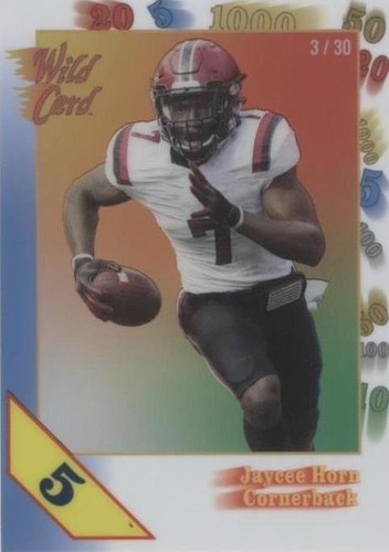 2021 Wild Card Nationals Jaycee Horn #30TH-24