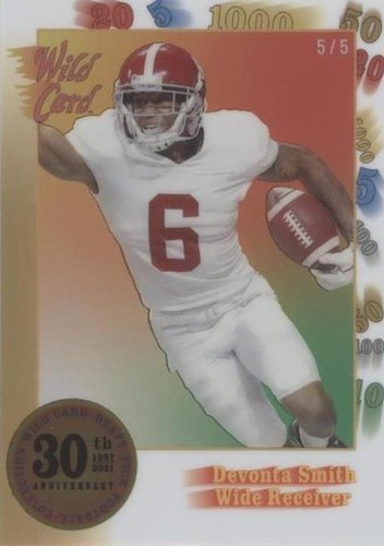 2021 Wild Card Nationals DeVonta Smith #30TH-13