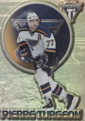 2000-01 Pacific Private Stock Titanium - Pierre Turgeon #83