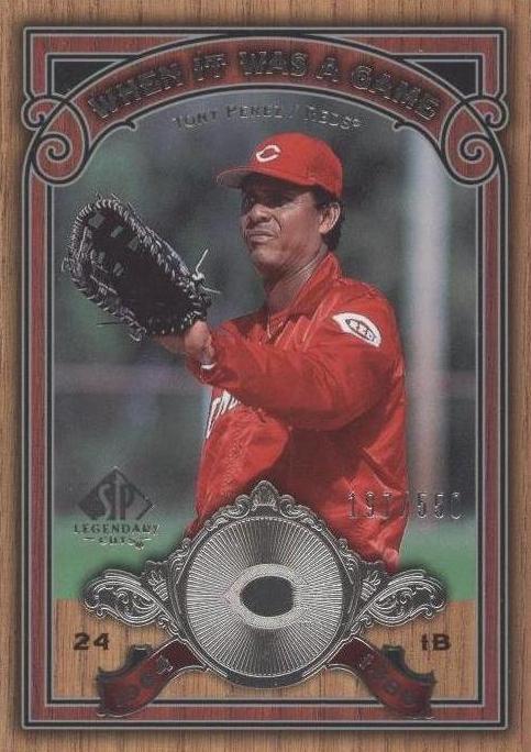 2006 SP Legendary Cuts - Tony Perez #WG-TP