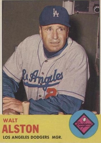 1963 Topps - Walter Alston #154