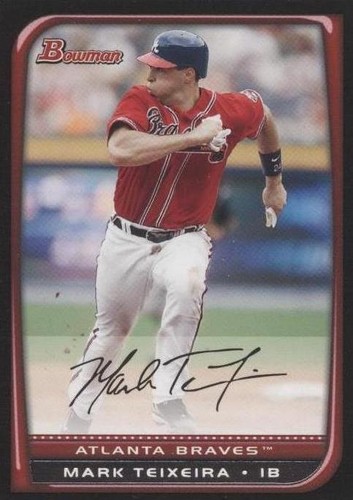 2008 Bowman - Mark Teixeira #4