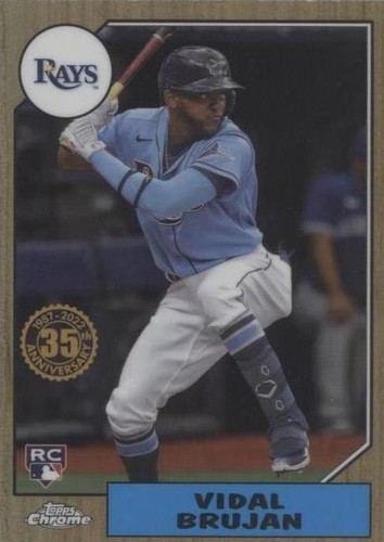 2022 Topps Chrome - Vidal Brujan #87BC-17