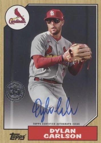 2022 Topps Series 1 - Dylan Carlson #87BA-DC