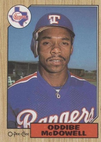 1987 Topps Baseball Card #95 Oddibe McDowell Texas Rangers | eBay