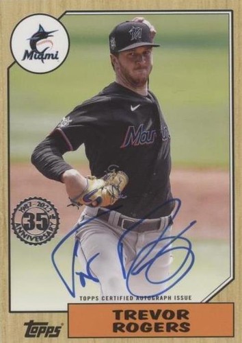 2022 Topps Series 1 - Trevor Rogers #87BA-TR