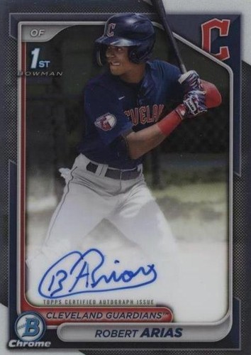 2024 Bowman Chrome - Robert Arias #CPA-RA