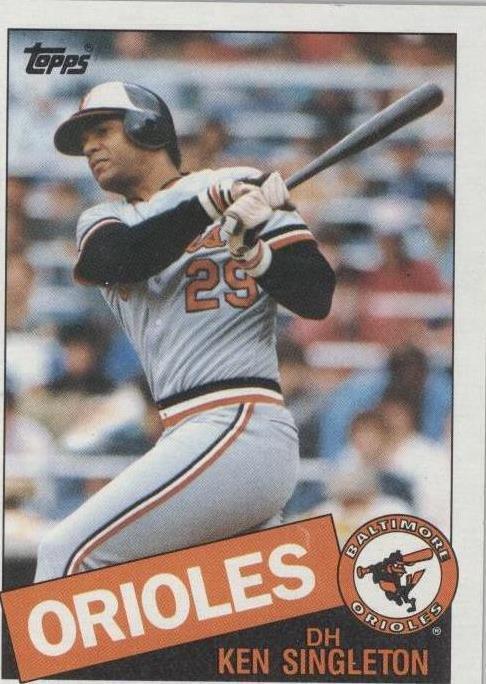 1985 Topps - Ken Singleton #755