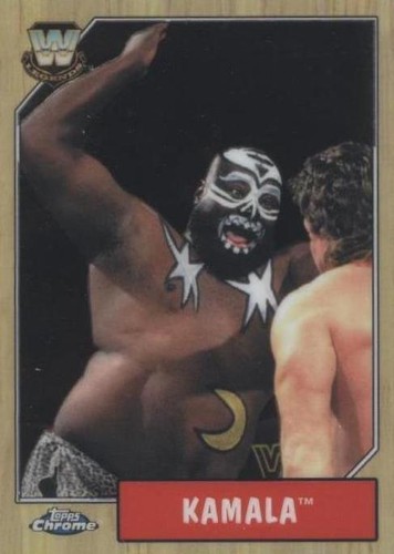 2008 Topps WWE Heritage Chrome - Kamala #85