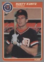 1985 Fleer - Rusty Kuntz #14