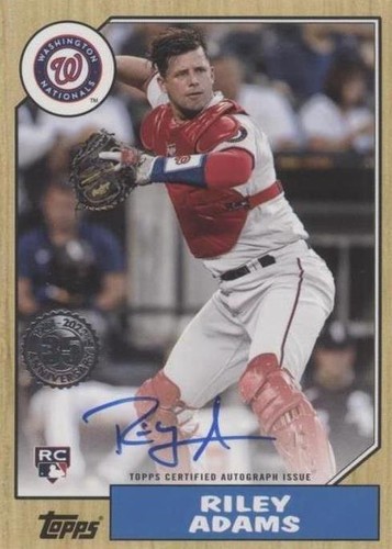 2022 Topps Series 2 - Riley Adams #87BA-RAD