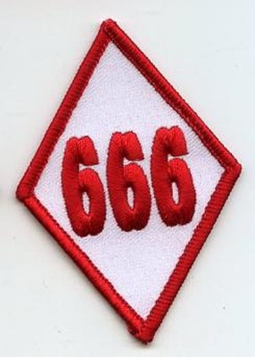 OUTLAW BIKER GANG HOG BIKER RIDER 666 SUPPORT 81 MC FTW iron-on PATCH: 6 6 6