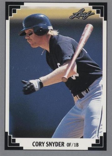1991 Leaf - Cory Snyder #506