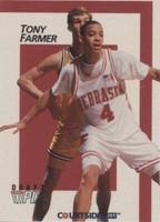 1991 Courtside Draft Pix - Tony Farmer #19
