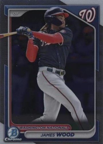 James Wood Rookie Gold Crystalized /50 Refractor 2025 Bowman