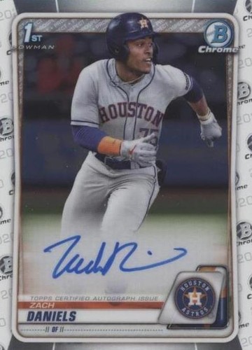 2020 Bowman Draft - Zach Daniels #CDA-ZDA