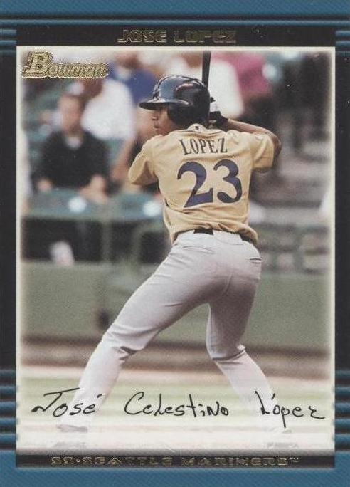 Bowman Draft Picks & Prospects 2002 - José López #BDP165