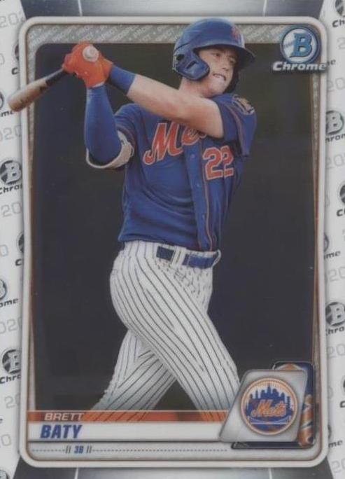 2020 Bowman Chrome - Brett Baty #BCP-247