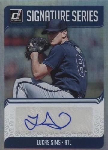 2018 Panini Donruss - Lucas Sims #SS-LS