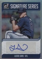 2018 Panini Donruss - Lucas Sims #SS-LS