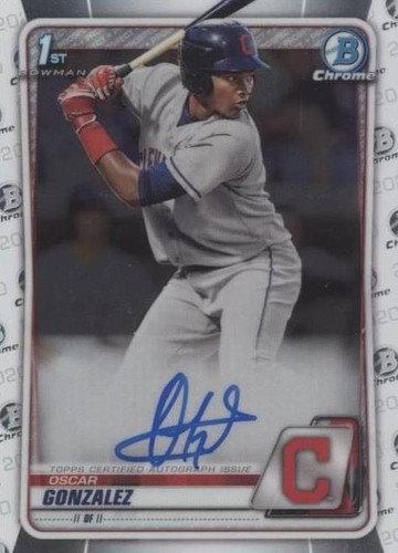 2020 Bowman - Oscar Gonzalez #CPA-OG