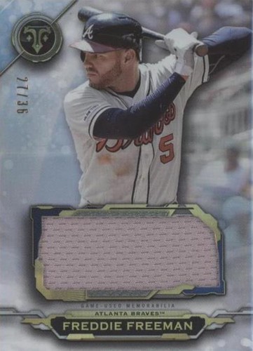 2019 Topps Triple Threads - Freddie Freeman #SJR-FF2