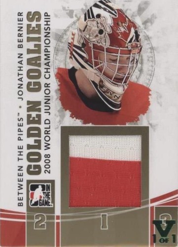 2010-11 In the Game Between the Pipes - Jonathan Bernier #GG-31