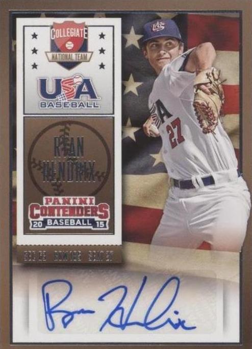 2015 Panini Contenders - Ryan Hendrix #62
