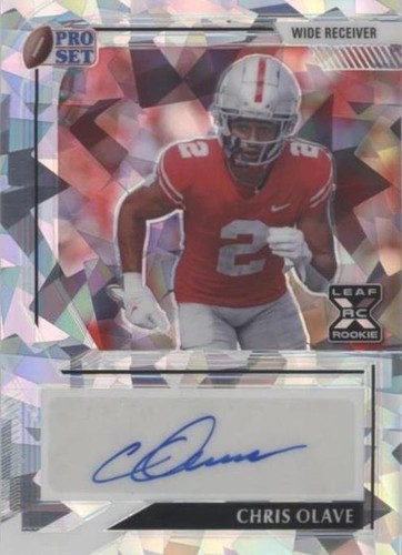 2022 Leaf Pro Set Metal Chris Olave #PA-CO1